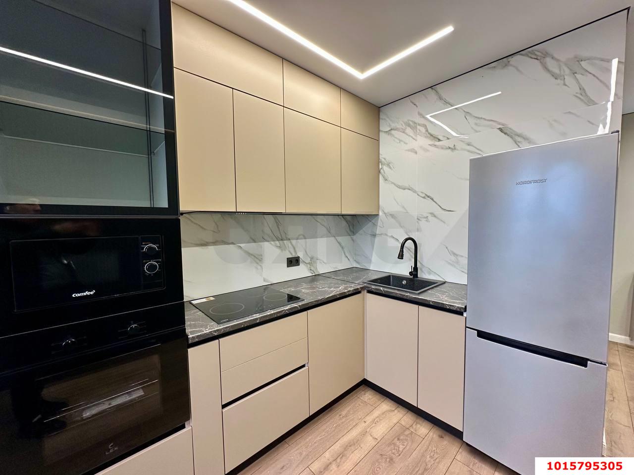 Фото №4: 1-комнатная квартира 38 м² - Краснодар, жилой комплекс Самолёт-4, ул. Ивана Беличенко, 95