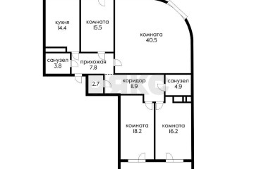 Фото №4: 4-комнатная квартира 136 м² - Краснодар, мкр. Хлопчато-бумажный Комбинат, ул. Уральская, 75А