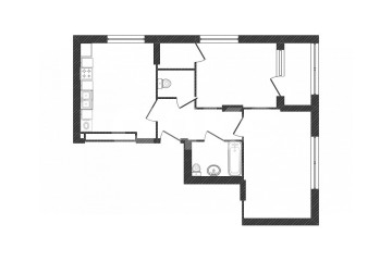 Фото №2: 2-комнатная квартира 55 м² - Луганск, мкр. ЖК Аура, 