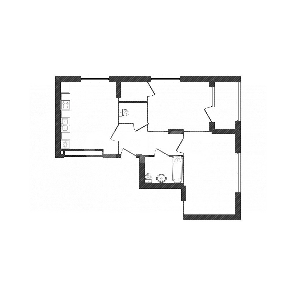 Фото №2: 2-комнатная квартира 55 м² - Луганск, Артёмовский, мкр. ЖК Аура