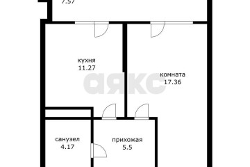 Фото №5: 1-комнатная квартира 46 м² - Краснодар, мкр. Карасунский внутригородской округ, ул. имени Снесарева, 17/1к1