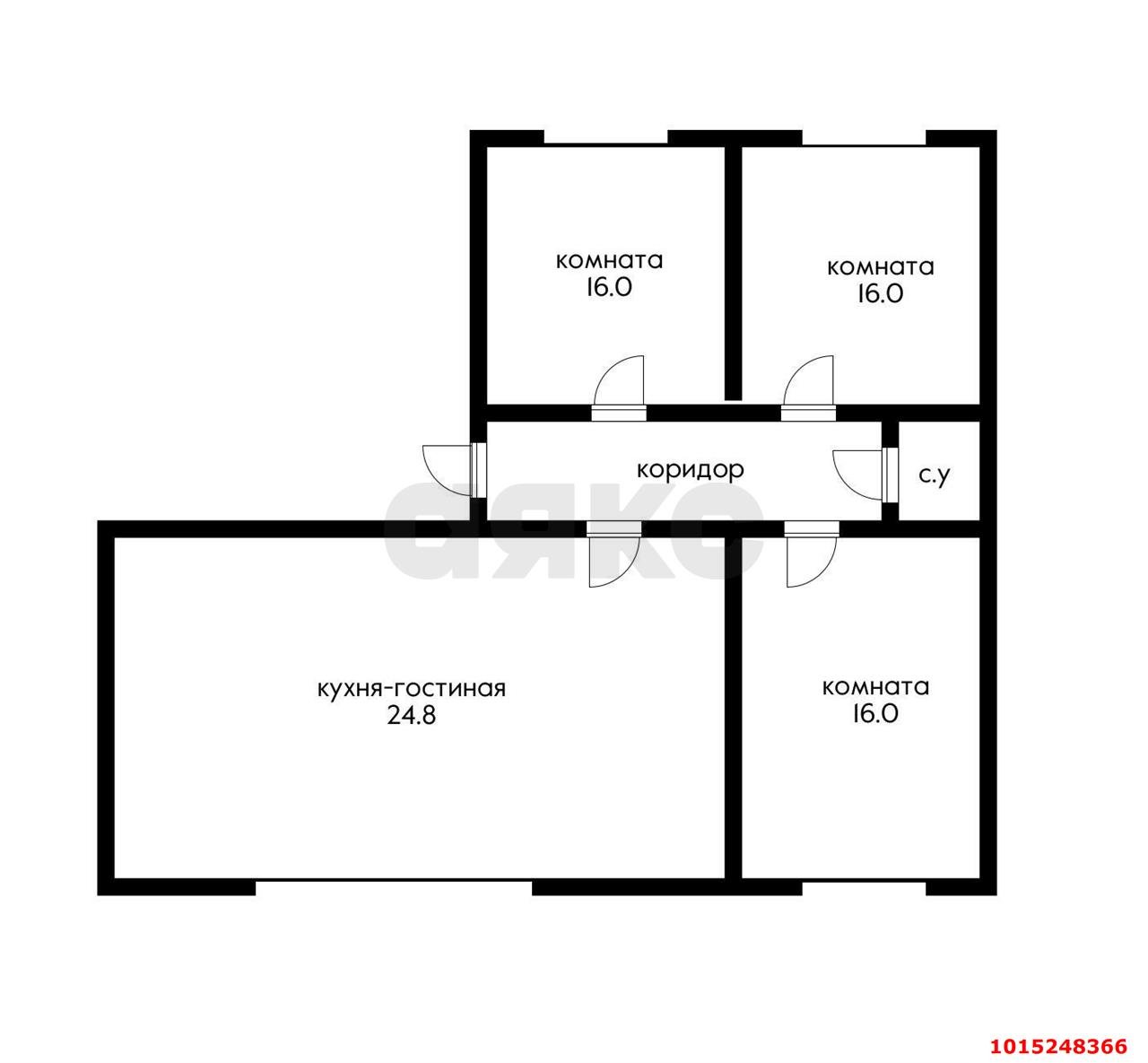 Фото №10: Дом 91 м² + 4.32 сот. - Яблоновский, ул. Центральная, 35