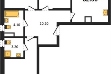 Фото №1: 3-комнатная квартира 82 м² - Краснодар, мкр. Прикубанский внутригородской округ, 