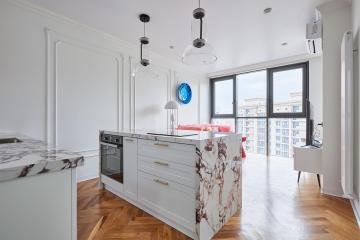 Фото №1: 1-комнатная квартира 51 м² - Краснодар, мкр. жилой комплекс Аврора, ул. имени Дзержинского, 95