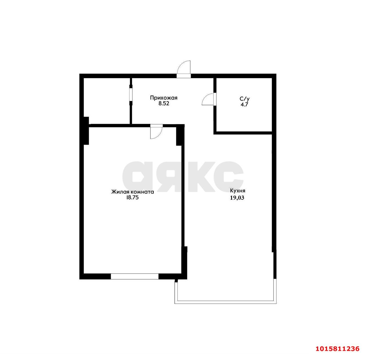 Фото №17: 1-комнатная квартира 51 м² - Краснодар, жилой комплекс Аврора, ул. имени Дзержинского, 95