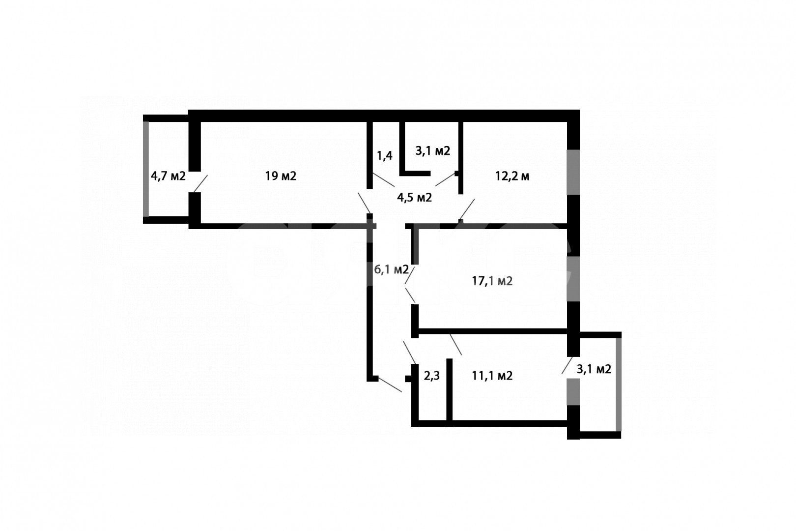 Фото №14: 3-комнатная квартира 80 м² - Ростов-на-Дону, квартал Нижнегниловской, ул. Портовая, 370