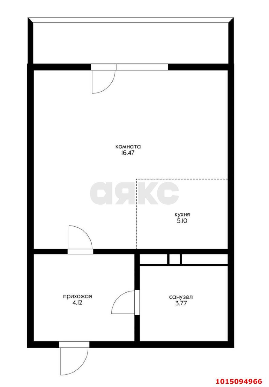 Фото №4: Студия 32 м² - Краснодар, ЖК Жемчужина, ул. имени Ф.И. Шаляпина, 30/1к2