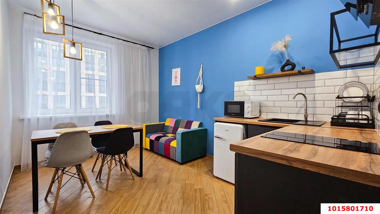 Фото №3: 1-комнатная квартира 40 м² - Краснодар, Прикубанский внутригородской округ, жилой комплекс Небо, мкр. 9-й километр, ул. Ярославская, 115лит2