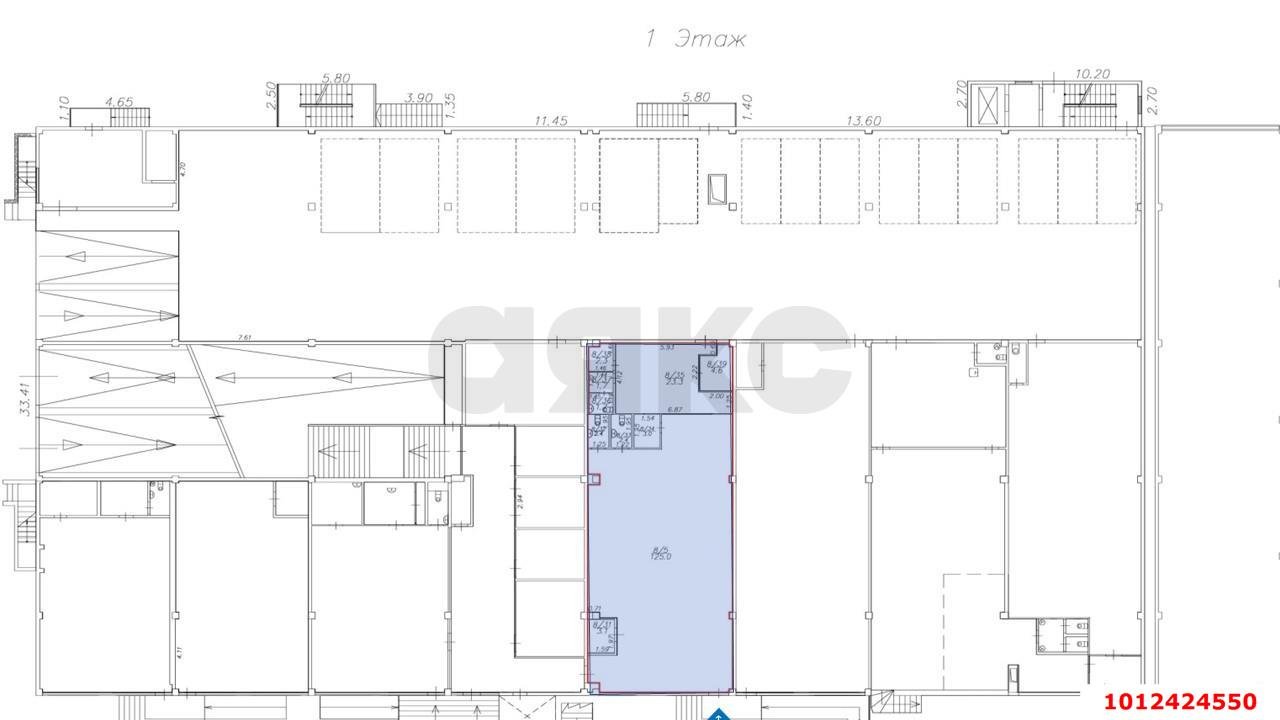 Фото №9: Коммерция 169 м² - Краснодар, Прикубанский внутригородской округ, Завод Радиоизмерительных Приборов, мкр. имени Петра Метальникова, ул. Петра Метальникова, 28