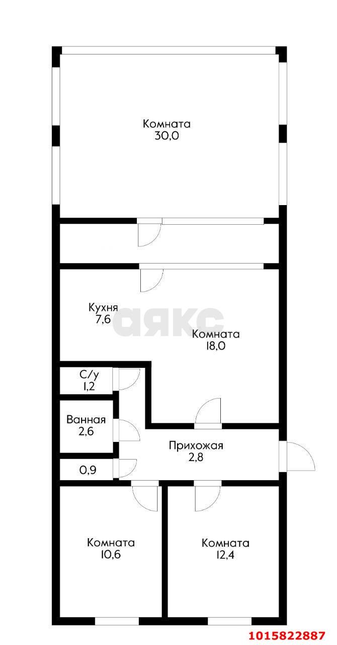 Фото №14: 3-комнатная квартира 96 м² - Энем, ул. Красная, 14