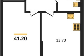 Фото №1: 1-комнатная квартира 41 м² - Краснодар, мкр. Парк Победы, 