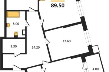 Фото №1: 3-комнатная квартира 89 м² - Краснодар, мкр. Парк Победы, 