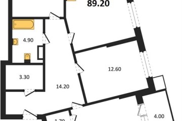 Фото №1: 3-комнатная квартира 89 м² - Краснодар, мкр. Парк Победы, 