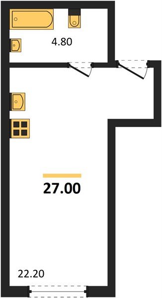 Фото №1: Студия 27 м² - Краснодар, Прикубанский внутригородской округ, мкр. Догма Парк