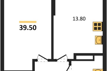 Фото №1: 1-комнатная квартира 39 м² - Краснодар, мкр. Прикубанский внутригородской округ, 