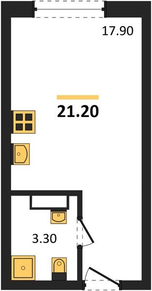 Фото №1: Студия 21 м² - Краснодар, Догма Парк, мкр. Прикубанский внутригородской округ, ул. Марины Цветаевой, 34