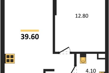 Фото №1: 1-комнатная квартира 39 м² - Краснодар, мкр. Прикубанский внутригородской округ, ул. Марины Цветаевой, 35