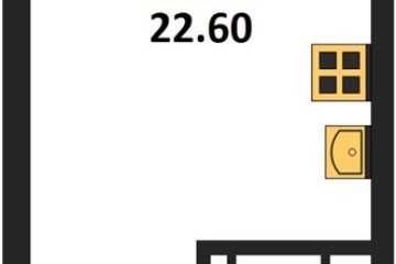 Фото №1: Студия 22 м² - Краснодар, мкр. Прикубанский внутригородской округ, ул. Марины Цветаевой, 35