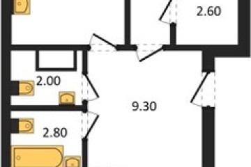 Фото №1: 2-комнатная квартира 66 м² - Краснодар, мкр. Догма Парк, ул. Марины Цветаевой, 36
