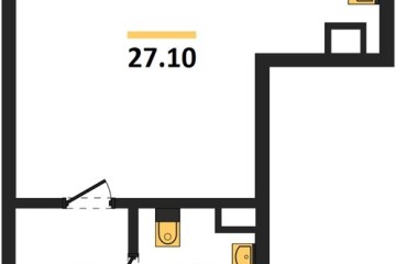 Фото №1: Студия 27 м² - Краснодар, мкр. Догма Парк, ул. Марины Цветаевой, 36