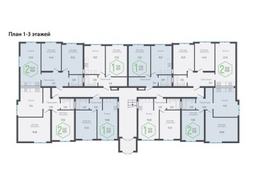 Фото №5: 2-комнатная квартира 67 м² - Краснодар, мкр. жилой комплекс Гарантия в Немецкой Деревне, ул. Атлантическая, 2к5