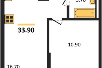Фото №1: 1-комнатная квартира 33 м² - Краснодар, мкр. Прикубанский внутригородской округ, 