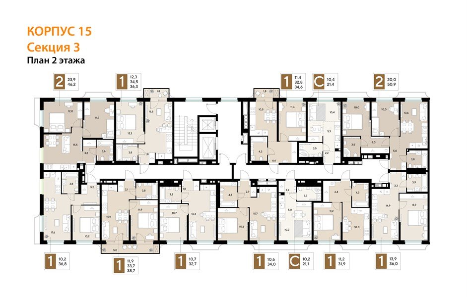 Фото №8: 1-комнатная квартира 36 м² - Краснодар, мкр. Прикубанский внутригородской округ