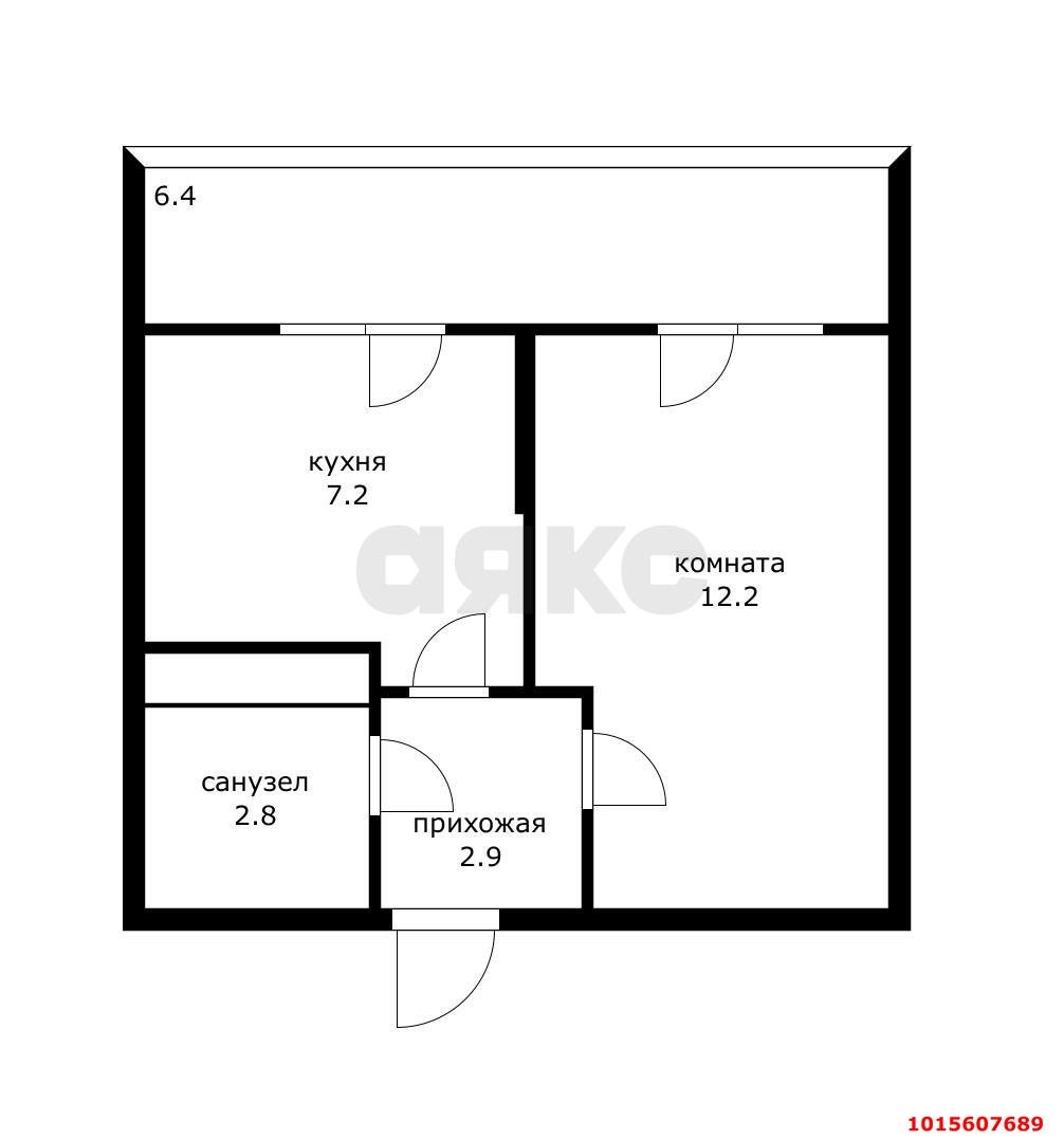 Фото №17: 1-комнатная квартира 31 м² - Краснодар, жилой комплекс Грани, ул. Западный Обход, 45