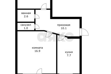 Фото №4: 2-комнатная квартира 50 м² - Берёзовый, п. Прогресс, 37