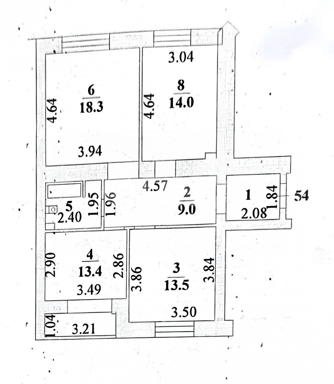 Фото №14: 3-комнатная квартира 76 м² - Липецк, Советский округ, мкр. Университетский, ул. А.Д. Белянского, 8