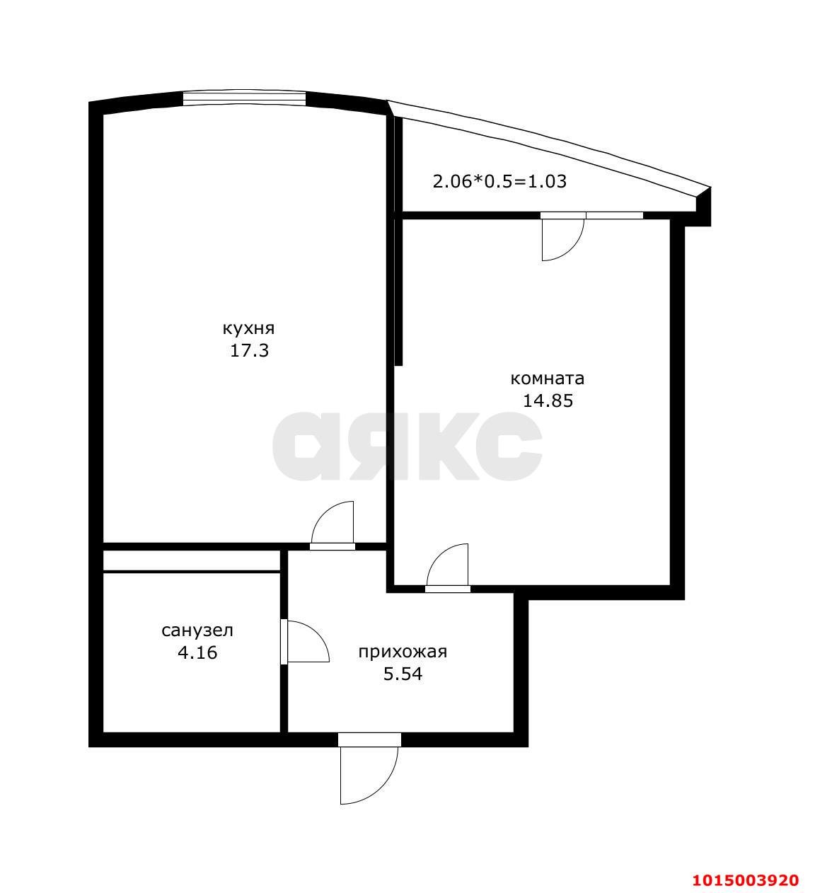 Фото №8: 1-комнатная квартира 43 м² - Краснодар, жилой комплекс Лучший, ул. Ростовское шоссе, 30/6