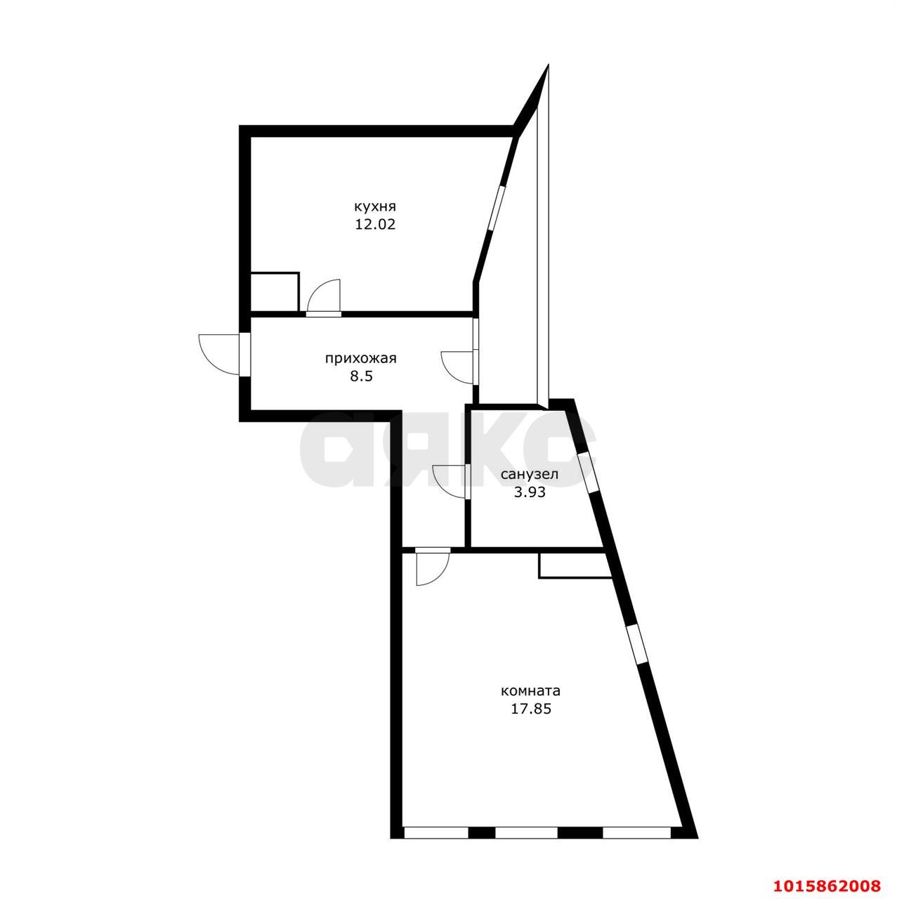 Фото №8: 1-комнатная квартира 44 м² - Краснодар, жилой комплекс Шоколад, ул. Александра Покрышкина, 25Ак1