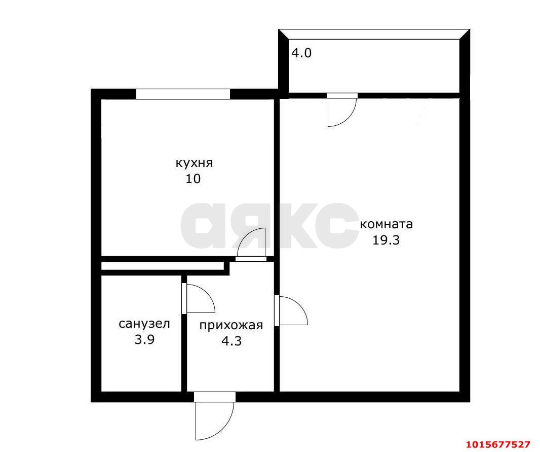 Фото №20: 1-комнатная квартира 41 м² - Краснодар, Молодёжный, ул. Дубравная, 17