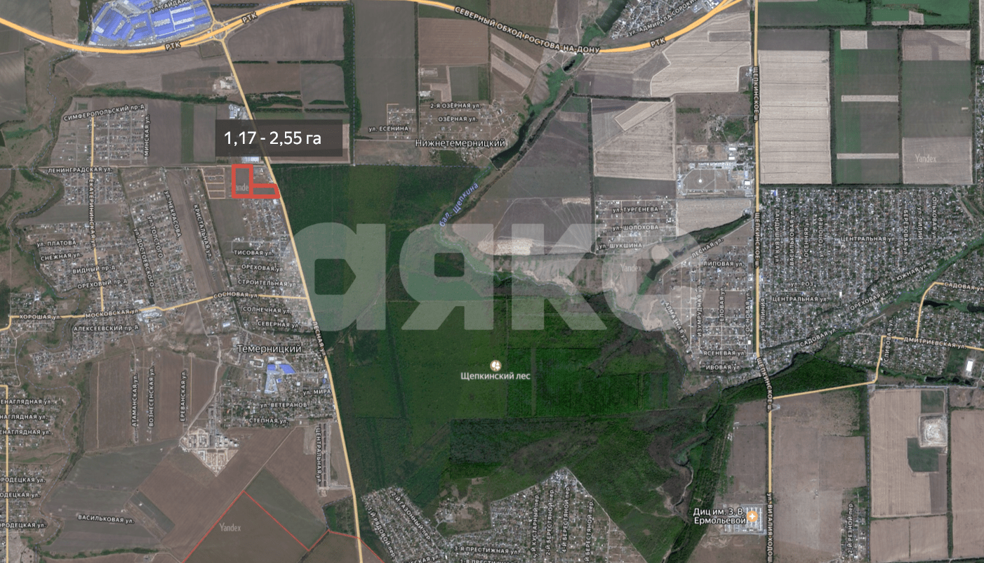 Фото №1: Коммерческая земля 255 сот. - Темерницкий, ул. Надежды