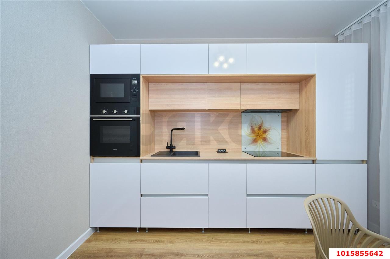 Фото №3: 1-комнатная квартира 35 м² - Краснодар, Прикубанский внутригородской округ, мкр. жилой комплекс Самолёт-2, ул. Западный Обход, 57к2