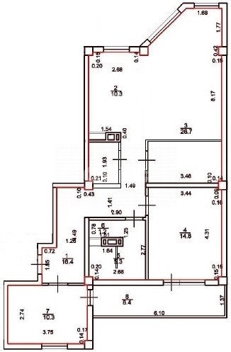 Фото №18: 3-комнатная квартира 84 м² - Раздольное, квартал Город Детства, ул. Тепличная, 71к10