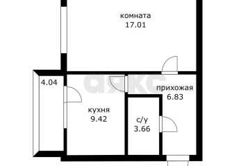 Фото №3: 1-комнатная квартира 36 м² - Краснодар, мкр. Новый, ул. 3-я Урожайная, 25
