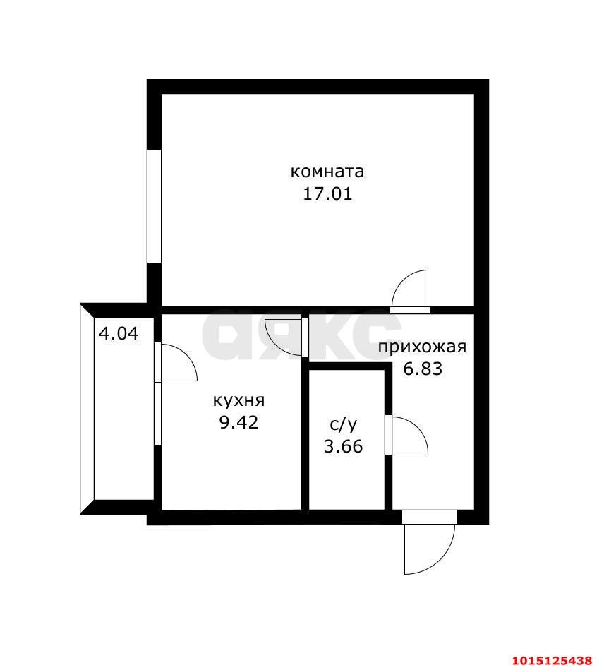 Фото №11: 1-комнатная квартира 36 м² - Краснодар, Новый, ул. 3-я Урожайная, 25