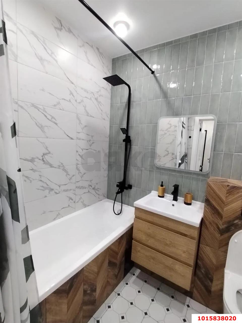 Фото №7: 1-комнатная квартира 38 м² - Краснодар, жилой комплекс Абрикосово, ул. имени Героя Георгия Бочарникова, 4к1