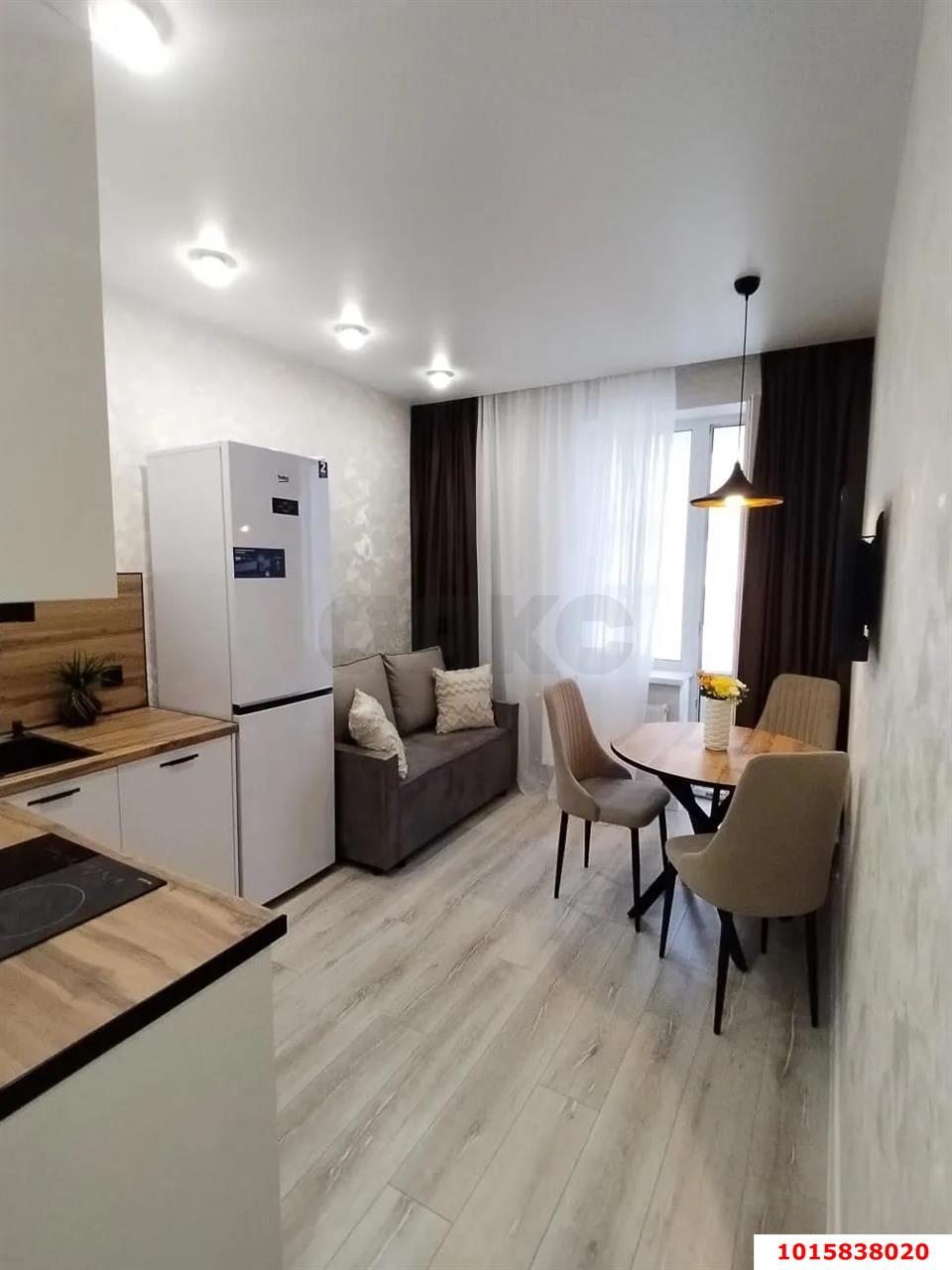 Фото №1: 1-комнатная квартира 38 м² - Краснодар, жилой комплекс Абрикосово, ул. имени Героя Георгия Бочарникова, 4к1