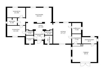 Фото №2: Дом 254 м² - Убинская, ул. Центральная, 17