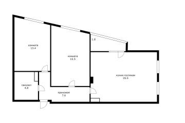 Фото №3: 2-комнатная квартира 70 м² - Краснодар, мкр. Карасунский внутригородской округ, ул. имени В.Н. Мачуги, 166