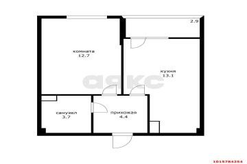 Фото №5: 1-комнатная квартира 34 м² - Краснодар, мкр. жилой комплекс Самолёт, ул. Западный Обход, 39/2к3