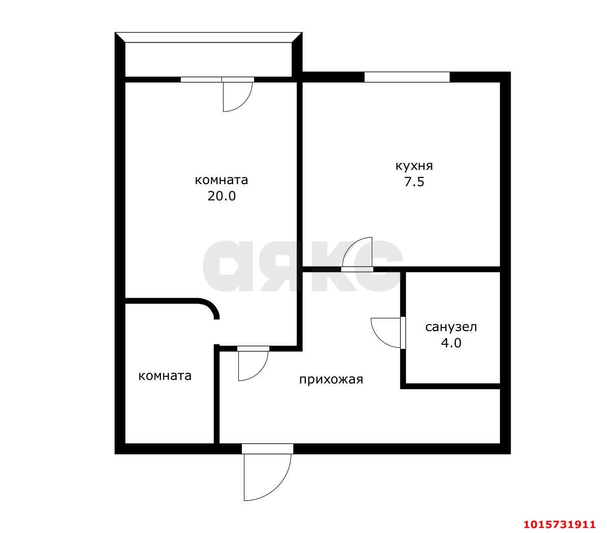 Фото №12: 1-комнатная квартира 35 м² - Энем, ул. Фрунзе, 5