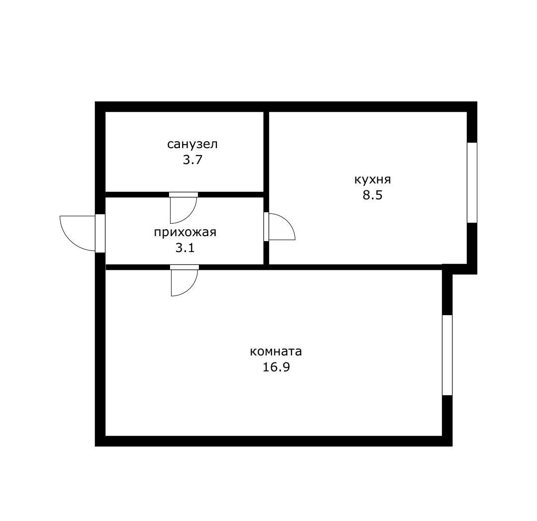 Фото №20: 1-комнатная квартира 31 м² - Краснодар, Карасунский внутригородской округ, ж/м Пашковский, ул. Бородинская, 154/11