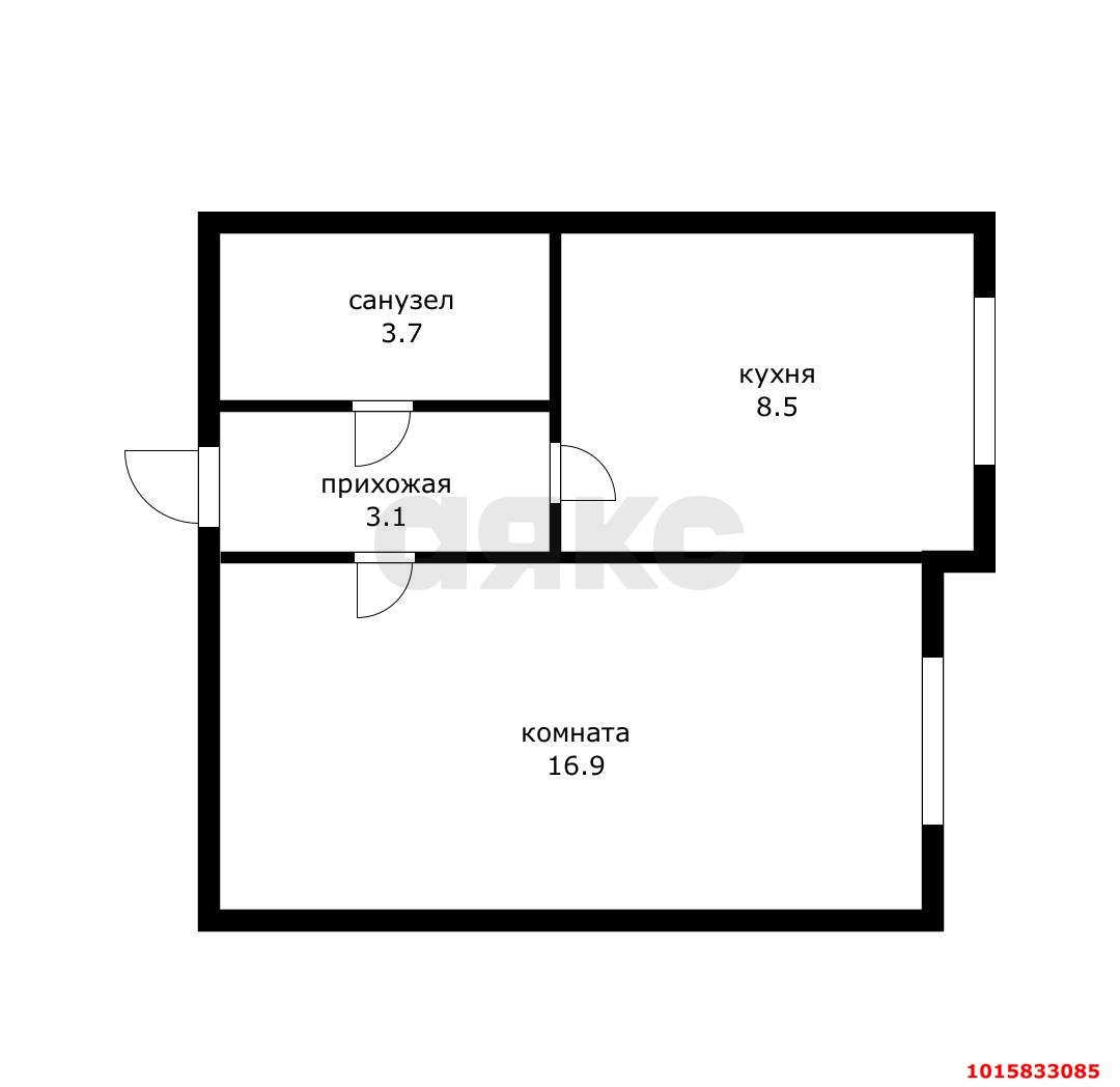 Фото №20: 1-комнатная квартира 31 м² - Краснодар, Пашковский, ул. Бородинская, 154/11