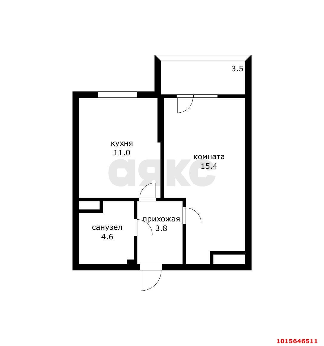 Фото №9: 1-комнатная квартира 38 м² - Краснодар, 2-я Площадка, Краевая Клиническая Больница, жилой комплекс Свобода, Прикубанский внутригородской округ, мкр. жилой комплекс Ракурс, ул. имени Героя Ростовского, 8к5