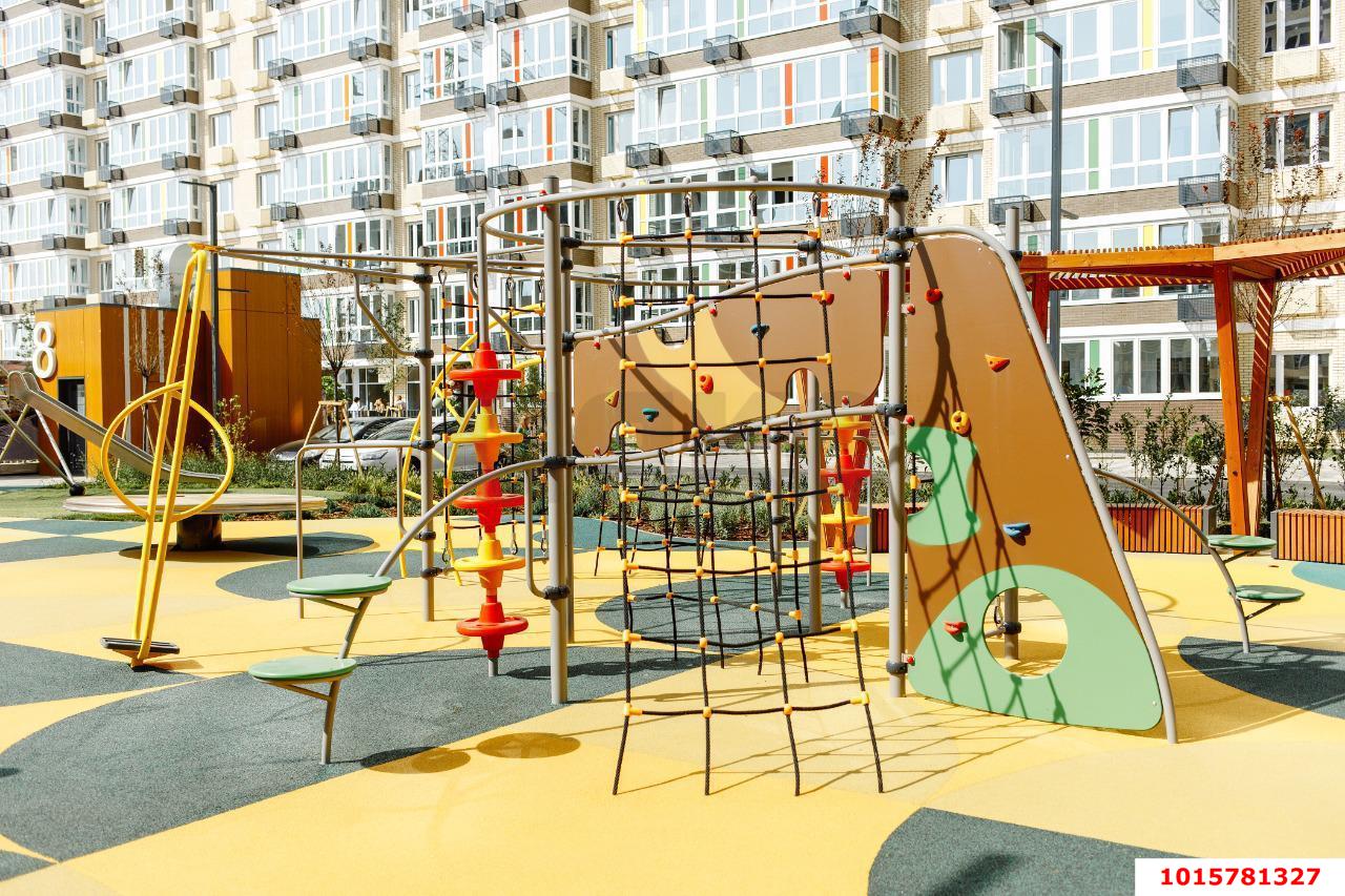 Фото №2: 2-комнатная квартира 66 м² - Краснодар, Прикубанский внутригородской округ, мкр. жилой комплекс Абрикосово, ул. имени Героя Георгия Бочарникова, 4к1