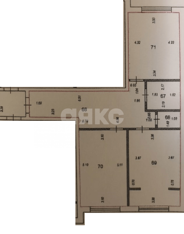 Фото №15: 2-комнатная квартира 70 м² - Горячий Ключ, мкр. Администрация, ул. Ленина, 220к1