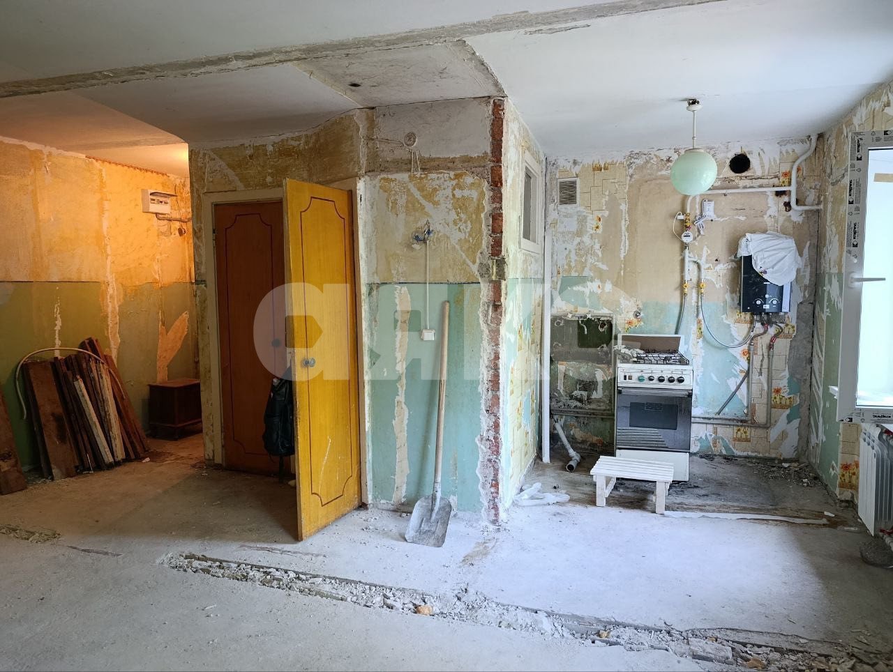 Фото №1: 3-комнатная квартира 55 м² - Мариуполь, Жовтневый, ул. Энгельса, 32